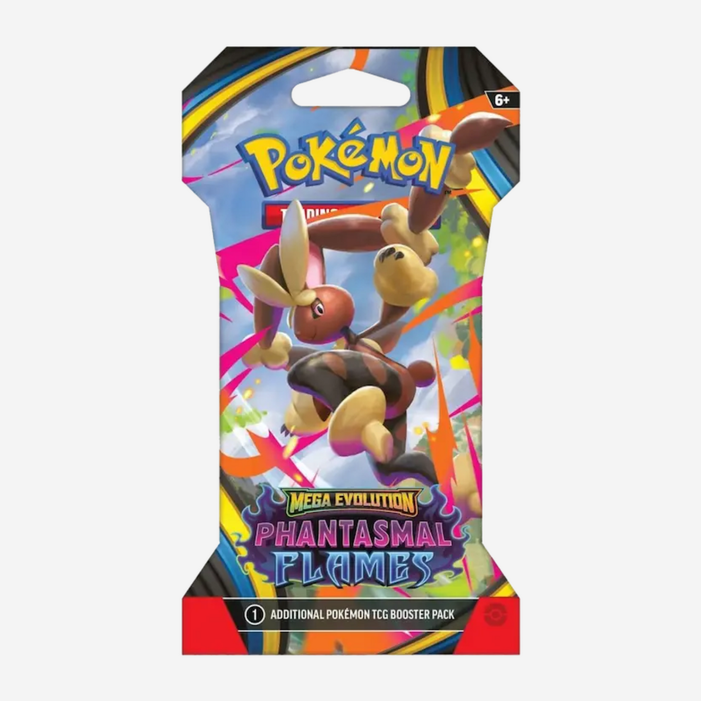 Pokemon TCG: Mega Evolution-Phantasmal Flames 1-Pack Sleeved (PREVENTA)