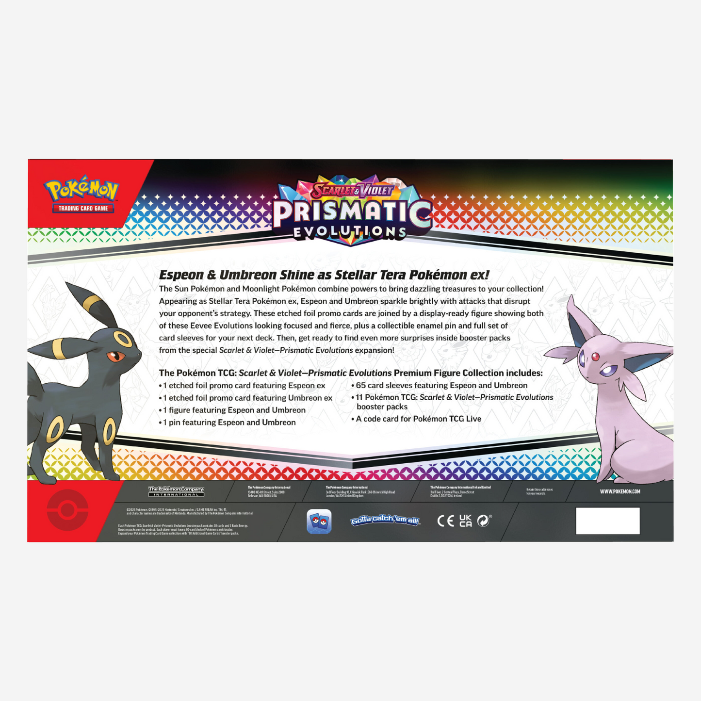 Pokemon TCG: Scarlet & Violet-Prismatic Evolutions Figure Collection (PREVENTA)