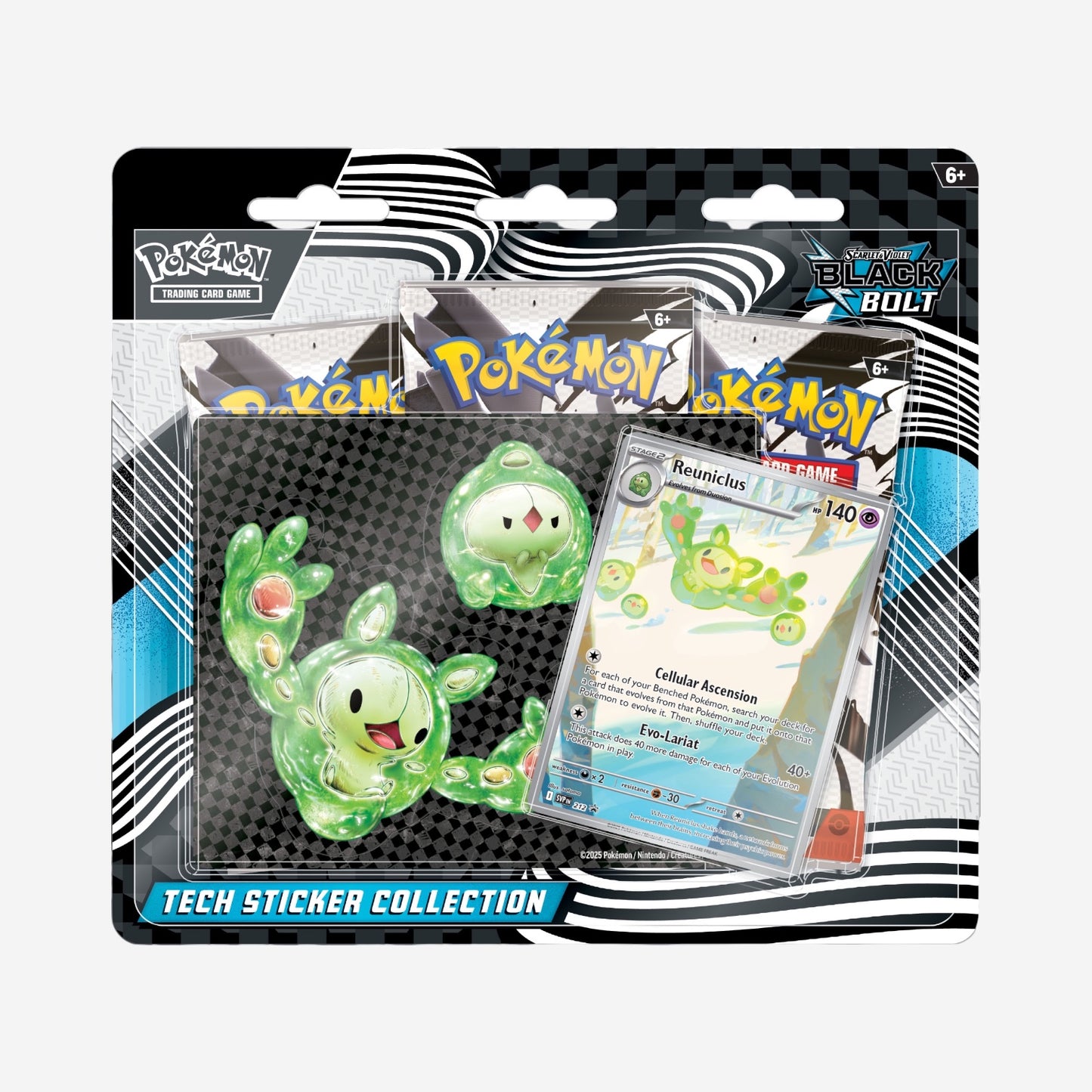 Pokemon TCG: Scarlet & Violet-Black Bolt Sticker Collection-Reuniclus