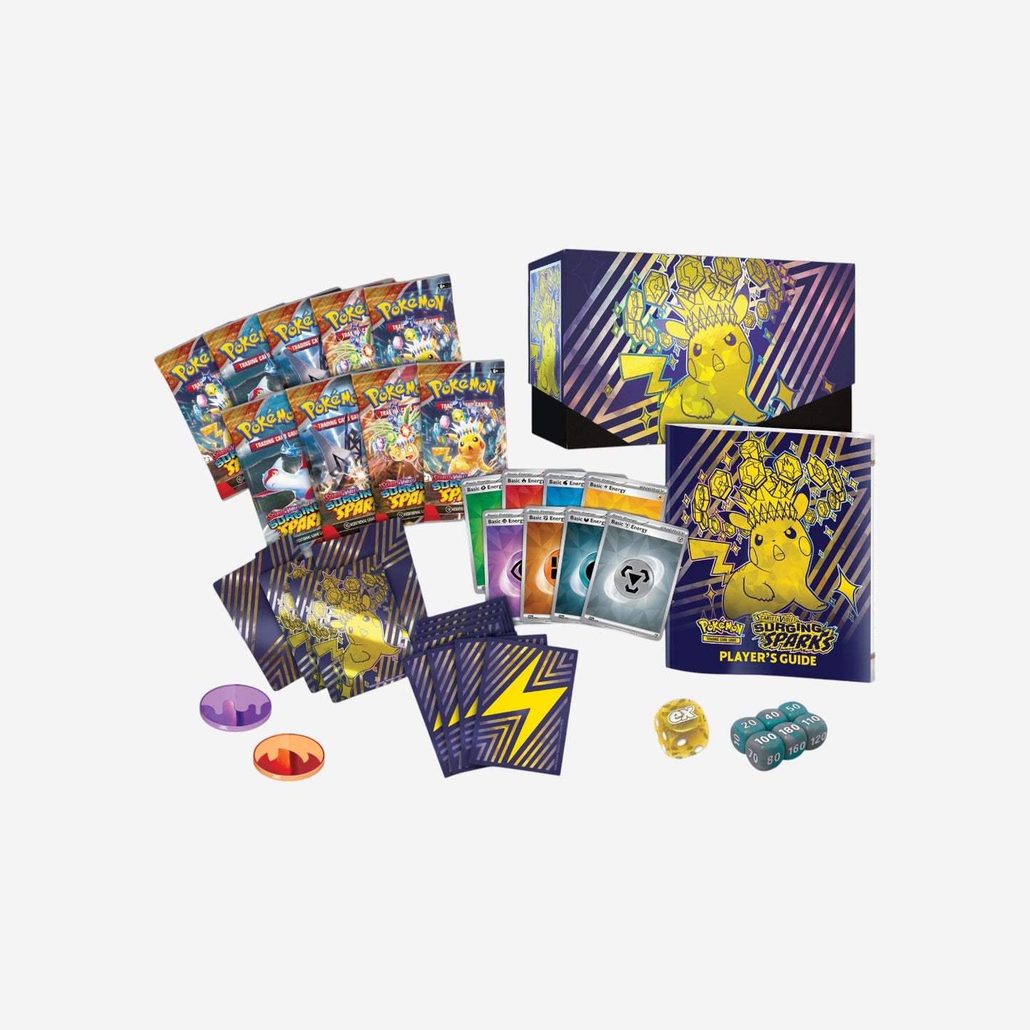 Pokemon TCG: Scarlet & Violet-Surging Sparks Elite Trainer Box