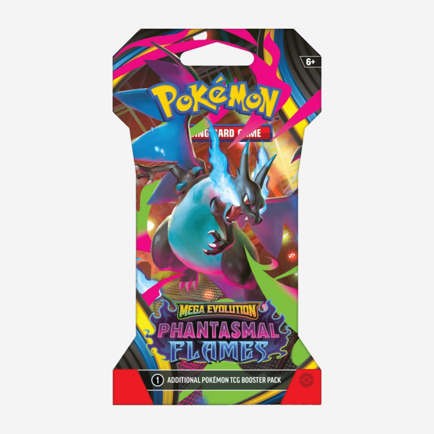 Pokemon TCG: Mega Evolution-Phantasmal Flames 1-Pack Sleeved (PREVENTA)
