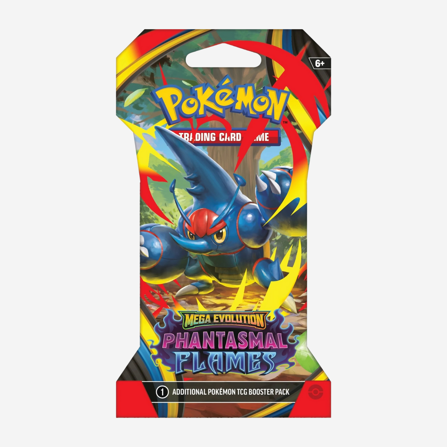 Pokemon TCG: Mega Evolution-Phantasmal Flames 1-Pack Sleeved (PREVENTA)