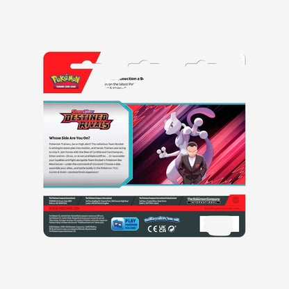 Pokemon TCG: Scarlet & Violet-Destined Rivals 3-Pack Blister Zebstrika