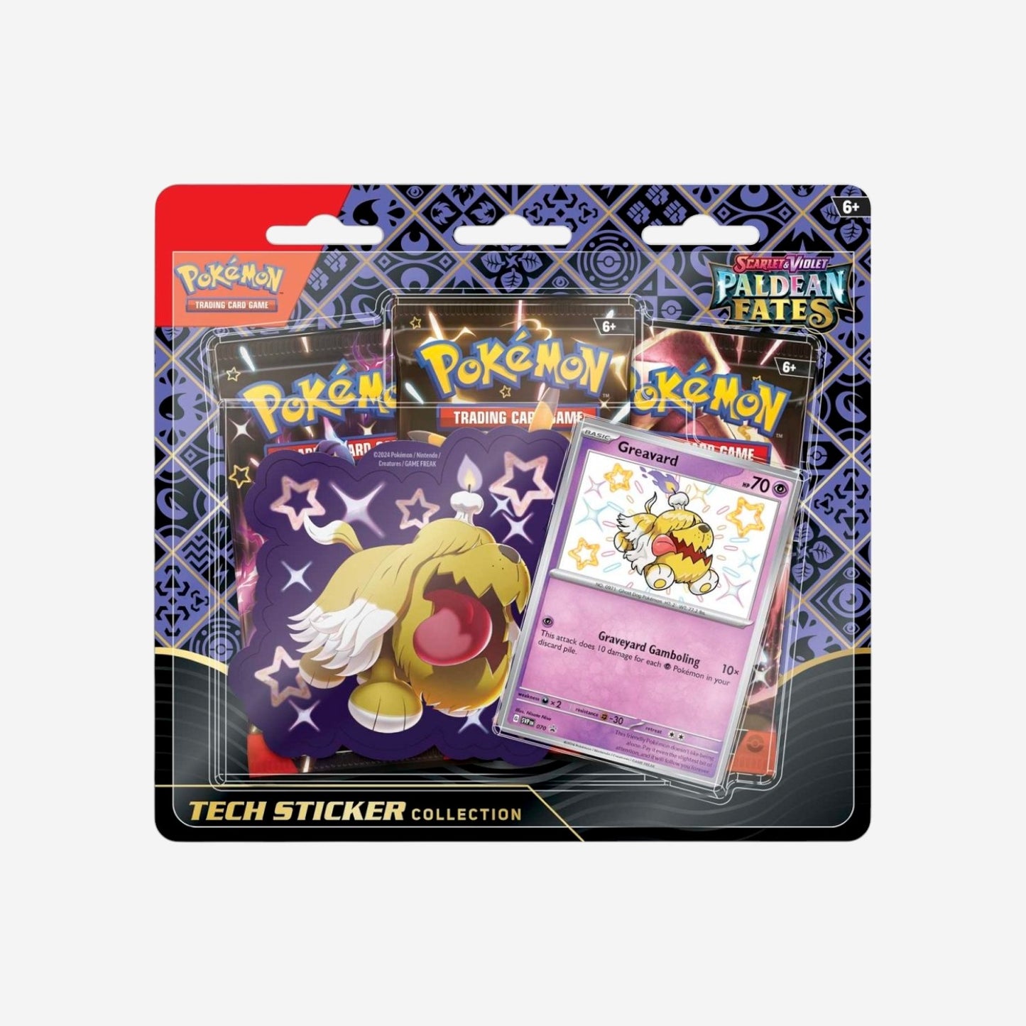 Pokémon TCG: Scarlet &amp; Violet-Paldean Fates Sticker Collection-Greavard