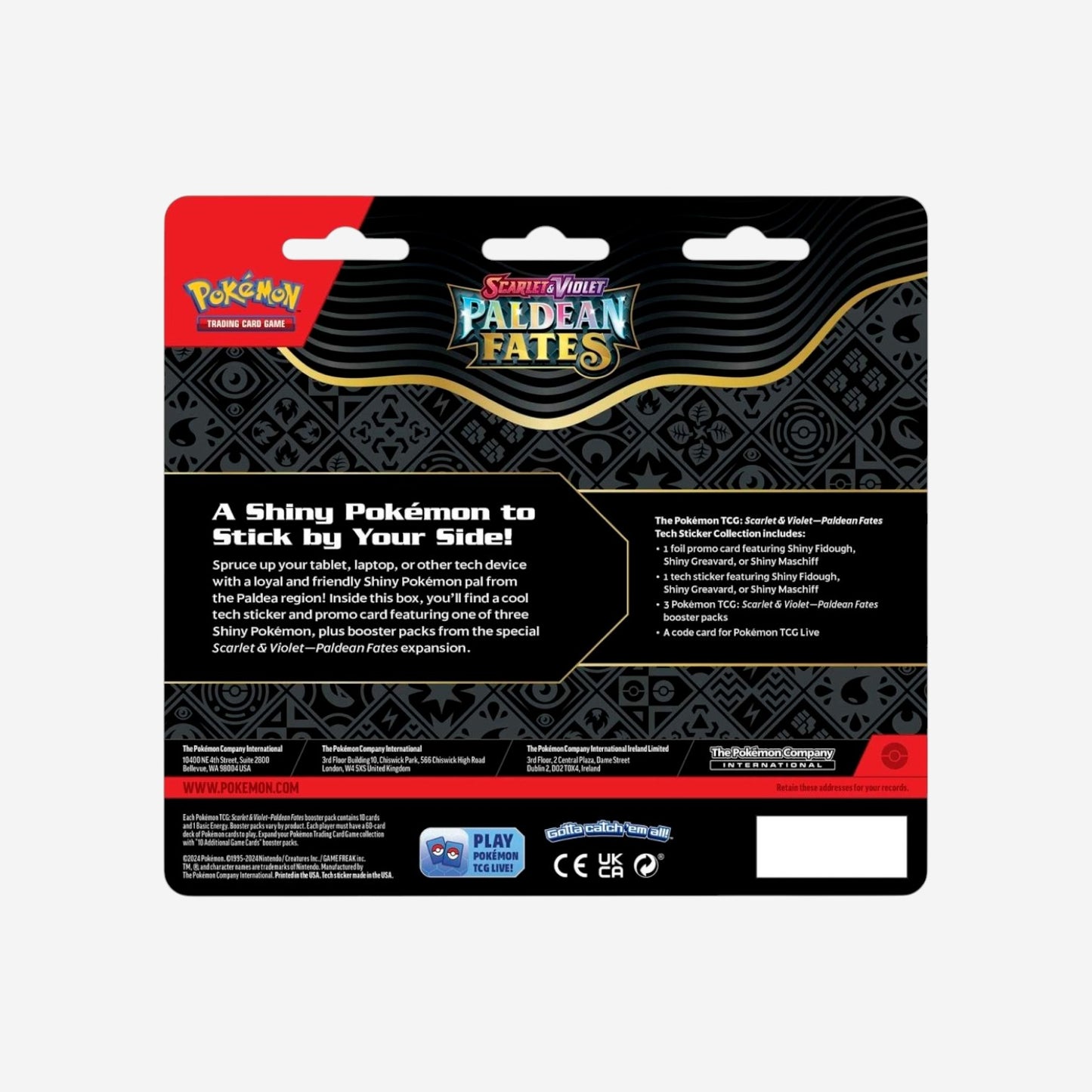 Pokémon TCG: Scarlet &amp; Violet-Paldean Fates Sticker Collection-Greavard