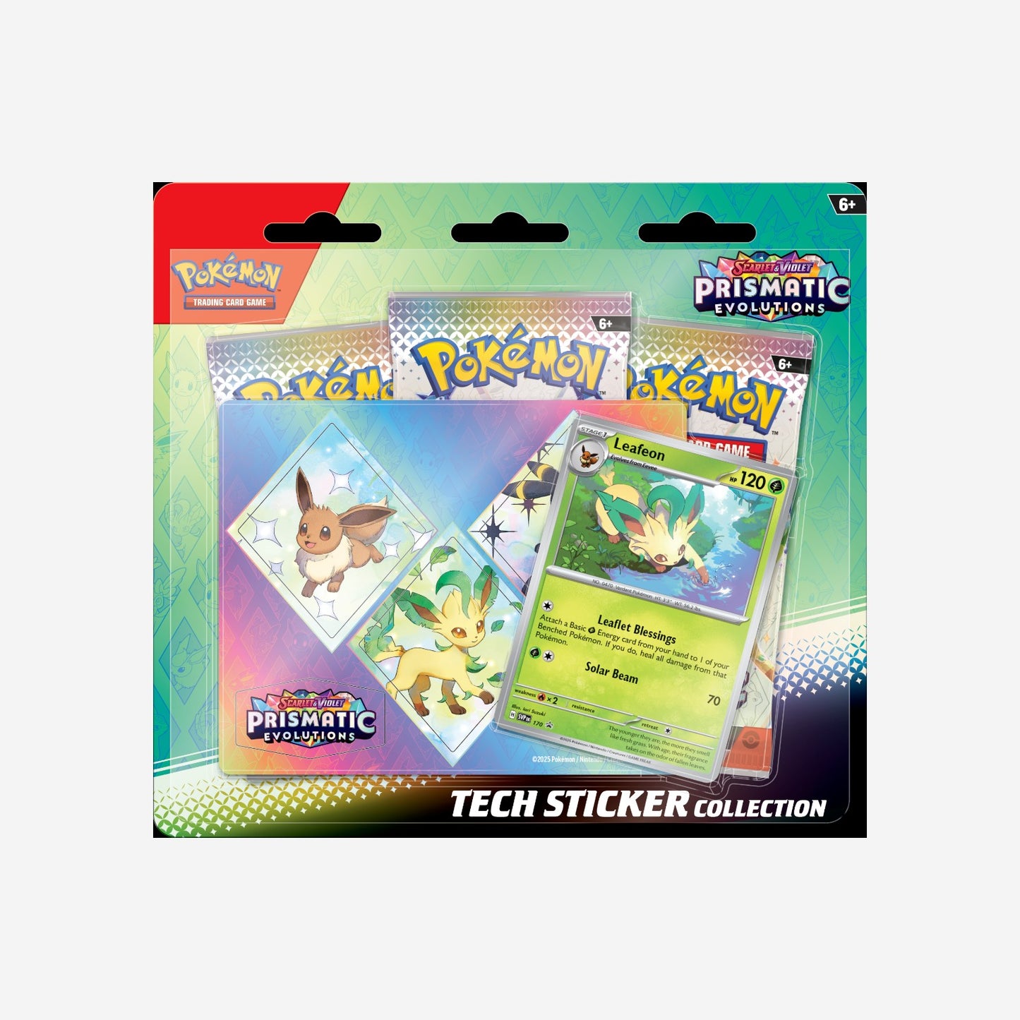 Pokémon TCG: Scarlet & Violet-Prismatic Evolutions Sticker Collections-Leafeon