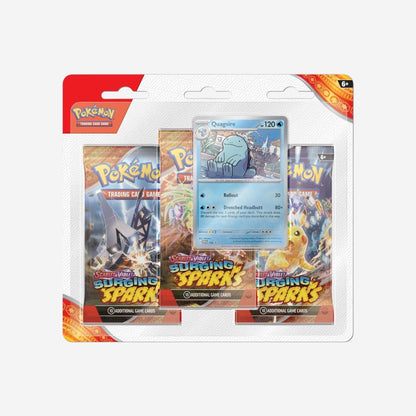 Pokémon TCG: Scarlet & Violet-Surging Sparks 3-Pack Blister-Quagsire
